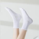 Mcool Mary Womens Ruffle Socks, Cute Ankle Winter Warm Knit Cotton Frilly Sock 6 Pack - Image 7