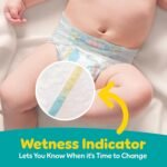 Pampers Diapers - Baby Dry - Size 0, 104 Count, Absorbent Disposable Newbort Diaper (Packaging May Vary) - Image 9