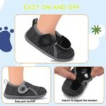 FEETCITY Baby Boys Girls First Walking Shoes Infant Sneakers Crib Shoes Breathable Lightweight Slip On Shoes - Image 3