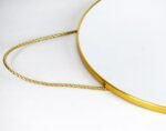 11.8-inch Small Round Wall Mirror, Gold Bathroom Mirror - Image 8