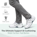 Orthofeet Men's Orthopedic Leather Pacific Palisades Sneakers - Image 3