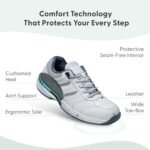 Orthofeet Men's Orthopedic Leather Pacific Palisades Sneakers - Image 4