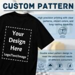 Custom T Shirts Bulk Customized Heavy Cotton T-Shirts Design Your Own Personalized Shirts Wit Logo Text - Image 8