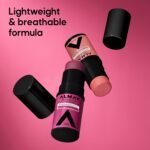 Almay Lip and Cheek Tint, Color & Care Tint Stick, Multi-Use Moisturizing Blush and Lip Color, Dewy Finish, Stocking Stuffer, 500 Berry Flush, 0.25 oz - Image 9