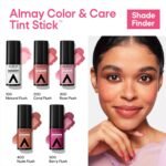Almay Lip and Cheek Tint, Color & Care Tint Stick, Multi-Use Moisturizing Blush and Lip Color, Dewy Finish, Stocking Stuffer, 500 Berry Flush, 0.25 oz - Image 10