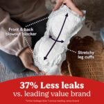 Huggies Size Newborn Diapers, Little Snugglers Baby Diapers, Size Newborn (up to 10 lbs), 84 Count, Packaging May Vary - Image 4