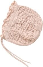 Vivobiniya Toddler Girl Lovely Flounce Knit Hats Baby Bonnets Newborn Baby Hats 0-8y - Image 3