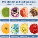 Aeitto Blenders for Kitchen with 68Oz. Jar, 1800W Max Power Smoothie Blender, 3 Preset Programs & 7 Speeds, Professional Countertop Blender for Smoothies, Ice Crush, Frozen Drinks, Silver - Image 5