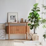 Artificial Fiddle Leaf Fig Tree 6ft, Large Faux Plant Fake Ficus lyrata Silk Trees with Pot for Indoor Outdoor House Living Room Office Home Decor - Image 6