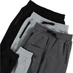 PURE CHAMP 3Pk Boys Sweatpants Fleece Athletic Workout Kids Clothes Boys Joggers with Zipper Pocket and Drawstring Size 4-20 - Image 3