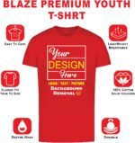 Custom Youth T-Shirts for Boys and Girls | Personalized Image and Text for Kids | Digital Printing - Image 4