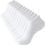 ACCFOD Womens Ankle Socks Athletic Running Low Cut Socks With Tab 6 Pairs - Image 2