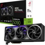 ASUS ROG Astral GeForce RTX™ 5090 OC Edition Gaming Graphics Card (PCIe® 5.0, 32GB GDDR7, HDMI®/DP 2.1, 3.8-Slot, 4-Fan Design, Axial-tech Fans, Patented Vapor Chamber, Phase-Change GPU Thermal pad) - Image 2