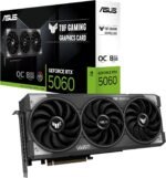 ASUS TUF Gaming GeForce RTX ™ 5060 8GB GDDR7 OC Edition Gaming Graphics Card (PCIe® 5.0, HDMI®/DP 2.1, 3.1-Slot, Military-Grade Components, Protective PCB Coating, axial-tech Fans) - Image 2