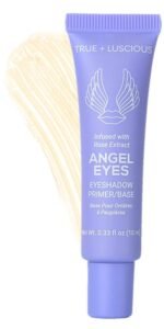 Angel Eyes Eyeshadow Primer by True + Luscious - Clean Formula with Rose Extracts - Vegan, Paraben Free, & Cruelty Free Eye Primer - Great for Oily Lids & Prevents Creasing - 0.33 oz (Shade: Light) - Image 2