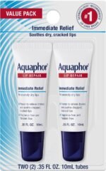 Aquaphor Lip Repair Ointment, Moisturizing Lip Balm Pack, Relieves Dryness, 0.35 Tube, Pack of 2 - Image 2