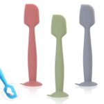 Baby Diaper Cream Spatula Applicator 3 Pack Butt Paste Spatula Soft Silicone,Diaper Rash Cream Applicator, Baby Essentials Must Haves Newborn Stuff (Red Green Grey) - Image 2