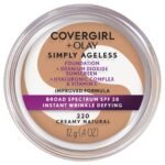 COVERGIRL & Olay Simply Ageless Instant Wrinkle-Defying Foundation, Creamy Natural 0.44 Fl Oz (Pack of 1) - Image 2