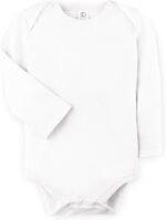 Colored Organics - Organic Cotton Baby Bodysuit - Long Sleeve Infant One Piece - Image 2