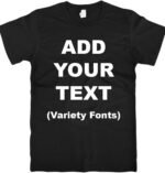 Custom T Shirts Ultra Soft Add Your Text for Men & Women Unisex Cotton T Shirt - Image 2