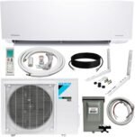 Daikin 24,000 Btu 21 SEER2 Oterra Series Ductless Mini-Split Wall Mount Heat Pump Air Conditioner - R32 w/Installation Kit, 1/2 Whip, 30A Disconnect, and Wall Bracket - Image 2