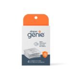 Diaper Genie Carbon Filter (4-Pack) | Diaper Pail Odor Eliminator & Deodorizer | Compatible with the Diaper Genie Complete and Expressions Pail - Image 2