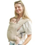 GROWNSY Baby Carrier Newborn to Toddler, Cozy Baby Wraps Carrier, Ergonomic Baby Carrier with Head Support, Cream - Image 2