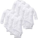 Gerber unisex-baby Multi-pack Long-sleeve Onesies Bodysuit Mitten Cuff Sizes - Image 2