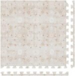 House of Noa Baby Play Mat – 4x6 Linen Gemma – Set of 6 Tiles – Cushioned EVA Foam Play Mat for Floor, Soft Interlocking Baby Crawling Mats for Hard Floors - Image 2