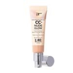 IT Cosmetics CC+ Nude Glow - Medium Coverage Foundation with SPF 40 & Brightening Glow Serum, Lightweight Skin Tint, 2% Niacinamide + Hyaluronic Acid, Up to 24H Hydration, Normal/Dry Skin - 1.08 fl oz - Image 2