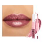 Kaely 2-in-1 Mauve Metallic Lipstick and Lip Liner Makeup, Shimmer Liquid Metallic Lipsticks for Women, Glitter Lip Gloss Stain Long Lasting Waterproof Smudge Proof 24 Hour, Vegan & Cruelty-Free, 16 - Image 2