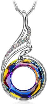Kate Lynn "Rise From the Ashes Phoenix Necklace Made with Crystals from Austria, 18"+2" Necklace, Packaged with Jewelry Box, Birthday Gift for Women, Symbol of Luck and Renewal - Image 2