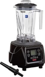 Kratos Commercial 3.5HP Blender, Touchpad Controls with Timer, Pulse Feature, 64 oz. Jar, 120V, 1800W, NEMA 5-15P Plug, Black Countertop Professional Blender (29B-007) - Image 2