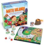 Learning Resources Math Island Addition & Subtraction Game - Math Manipulatives, Educational Board Toys, Classroom Flash Cards , Volcano Toy, STEM Kids, Gifts for Boys And Girls , Montessori - Image 2