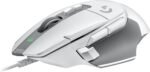 Logitech G502 X Wired Gaming Mouse - LIGHTFORCE hybrid optical-mechanical primary switches, HERO 25K gaming sensor, compatible with PC - macOS/Windows - White - Image 2