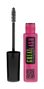 Maybelline Great Lash Washable Mascara Makeup, Volumizing Lash-Doubling Formula That Conditions As It Thickens, Blackest Black, 1 Count - Image 2
