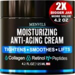 Mens Face Moisturizer Cream - Anti Aging & Wrinkle Cream - Face Moisturizer For Men with Collagen, Retinol, Peptides, Jojoba Oil - Facial Skin Care & Eye Lotion - Day & Night - 4.2 OZ - Image 2