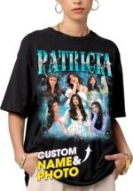 Mit & Mia Custom Bootleg Rap Tee Shirt for Boyfriend Girlfriend Custom Face Tshirt Vintage Graphic Shirt Gift Idea Birthday - Image 2