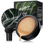 Mushroom Head Air Cushion CC Cream - BB Cream Makeup Brightening & Moisturizing, Full Coverage Concealer for Older Women, Oil Control Foundation for Mature Skin (Medium Deep, 3.21 Ounce (Pack of 1)) - Image 2
