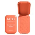 NYX PROFESSIONAL MAKEUP Buttermelt Powder Blush, Fade and Transfer-Resistant Blush, Up to 12HR Make Up Wear, Vegan Formula - Sooner The Butta - Image 2