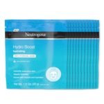Neutrogena Hydro Boost Moisturizing & Hydrating 100% Hydrogel Sheet Mask, Face Mask for Dry Skin with Hyaluronic Acid, Gentle & Non-Comedogenic, 1 oz, 12 Pack - Image 2