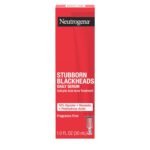 Neutrogena Stubborn Blackheads Daily Acne Facial Serum with Salicylic, Glycolic, Polyhydroxy & Mandelic Acids, Oil-Free Face Serum for Acne-Prone Skin to Help Clear Clogged Pores, 1 fl. oz - Image 2