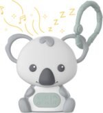 Pure Enrichment PureBaby Hanging Koala Sound Machine - Portable Travel Sleep Aid/Night Light & Detachable Hanging Ring - White Noise, Hush, Lullabies & More Sounds for Car Seat, Stroller & Bassinet - Image 2