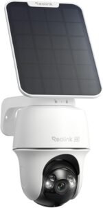 REOLINK First 4K Solar Security Cameras Wireless Outdoor, Argus PT Ultra+Solar Panel, 360° Pan Tilt Auto-Tracking, 8MP Color Night Vision, 2.4/5 GHz Wi-Fi 6, No Subscriptions, Home Hub Compatible - Image 2