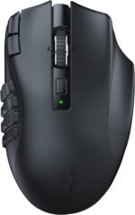 Razer Naga V2 HyperSpeed Wireless MMO Gaming Mouse: 19 Programmable Buttons - HyperScroll Technology - Focus Pro 30K Optical Sensor - Mechanical Mouse Switches Gen-2 - Up to 400 Hr Battery Life - Image 2