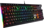 Redragon K580 VATA RGB LED Backlit Mechanical Gaming Keyboard with Macro Keys & Dedicated Media Controls, Hot-Swappable Socket, Onboard Macro Recording (Blue Switches) - Image 2