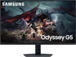 SAMSUNG 32-Inch Odyssey G50D Series QHD Fast IPS G-Sync Compatible Gaming Monitor, 1ms, VESA DisplayHDR 400, 180Hz, AMD FreeSync, Adjustable Stand, Eye Saver Mode, LS32DG502ENXZA, 2024 - Image 2