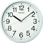 Seiko Non Ticking Home, Office Wall Clock, 12 Inches, White - Image 2