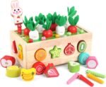 Toddlers Montessori Wooden Educational Toys for Baby Boys Girls Age 1 2 3 Year Old, Shape Sorting Toys 1st One First Birthday Girl Gifts for Kids 1-3, Wood Preschool Learning Fine Motor Skills Game - Image 2