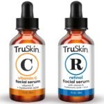 TruSkin Face Serum Duo – Vitamin C & Retinol Serum for Face – Anti-Aging Skin Care Gift Set for Women – Helps Improve Appearance of Fine Lines & Wrinkles for Smoother Looking Skin, 1 Fl Oz, 2 Bottles - Image 2